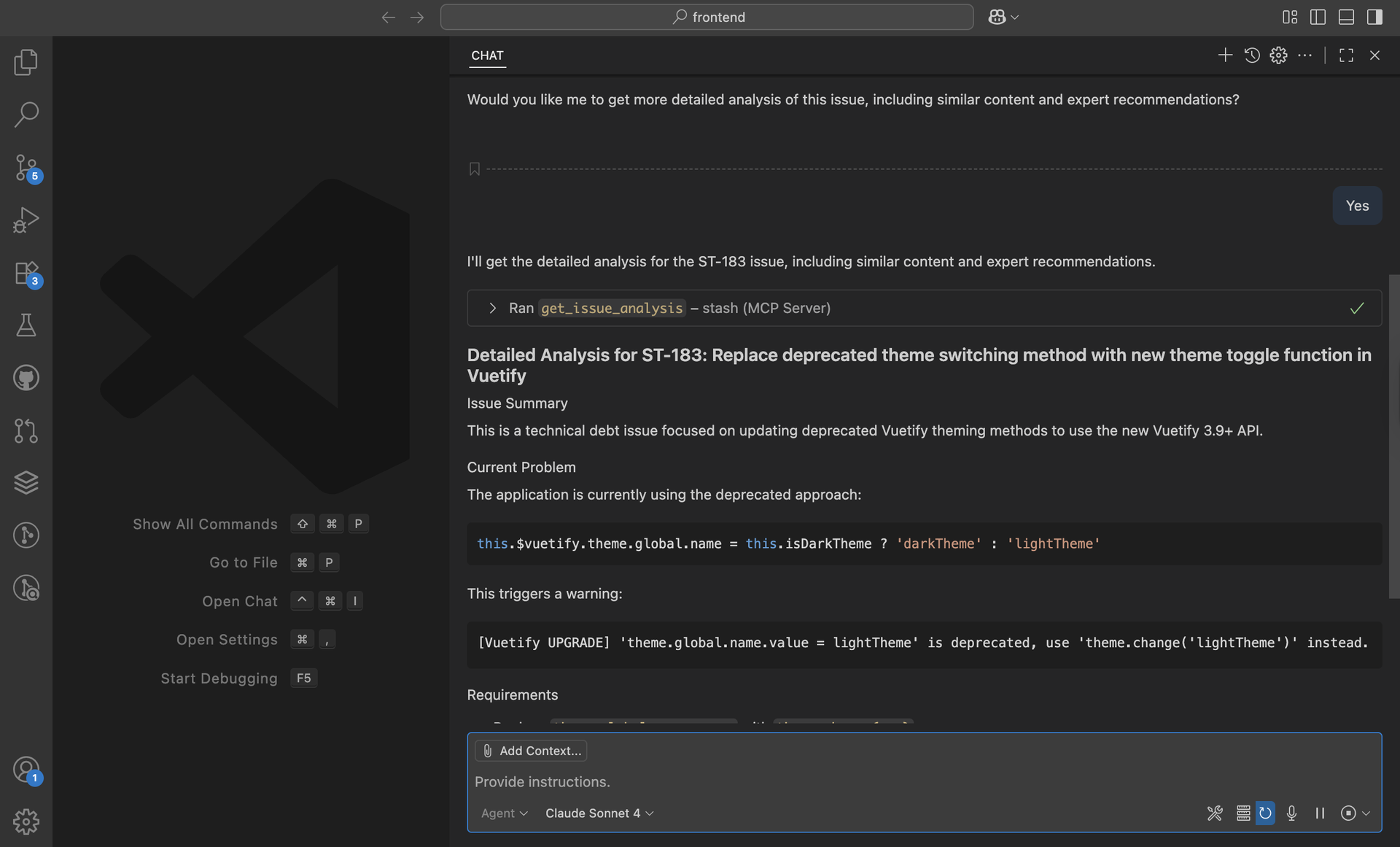 Get Analysis Screenshot
